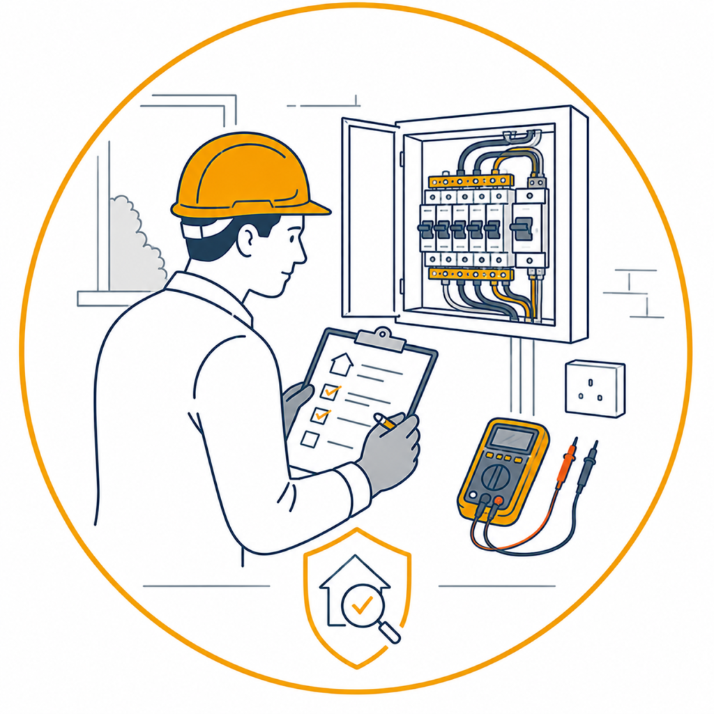 Detailed assessment of a restaurant's electrical installation to identify safety defects and compliance issues.