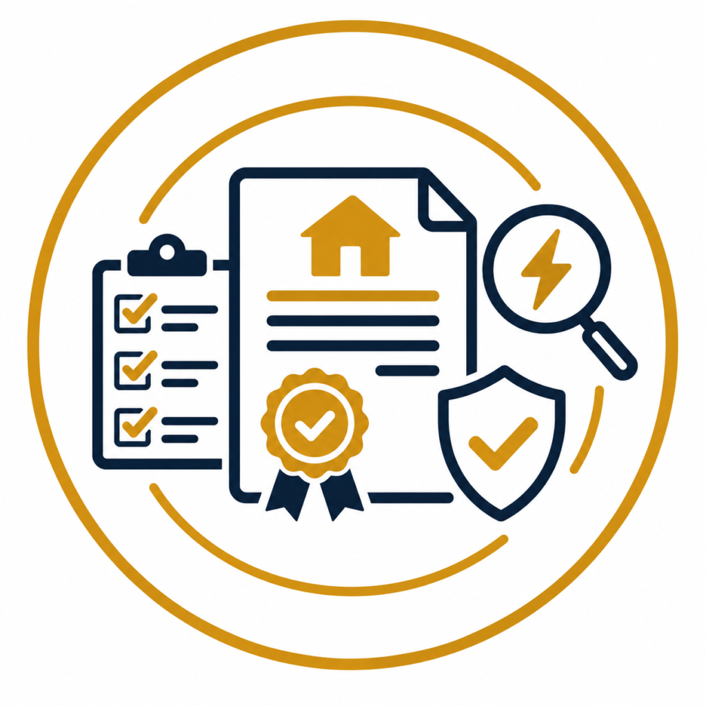 EICR certificate Manchester report with electrical inspection findings and certification details
