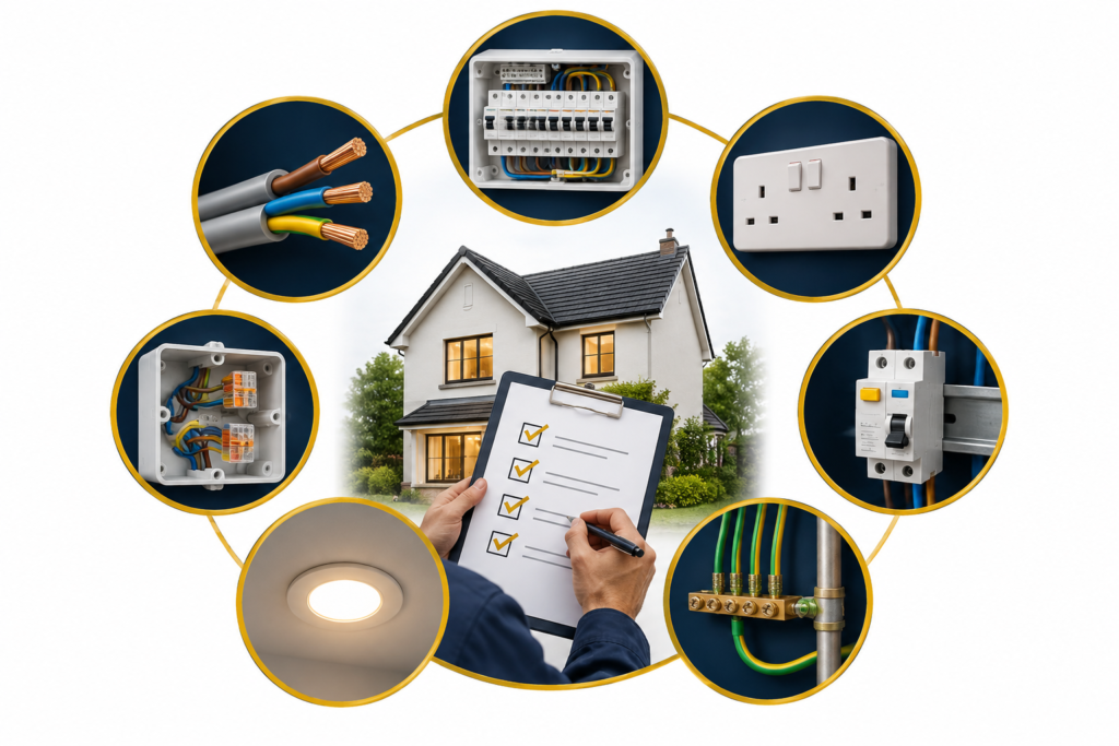 What does an EICR check? Electrical inspection of wiring, sockets and consumer unit